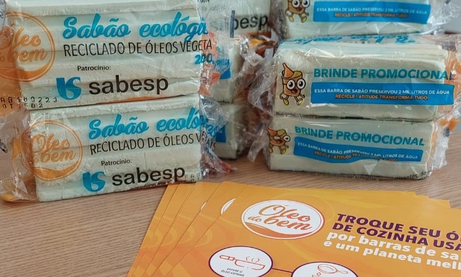 SABESP RENOVA PATROCÍNIO DO PROGRAMA ÓLEO DO BEM